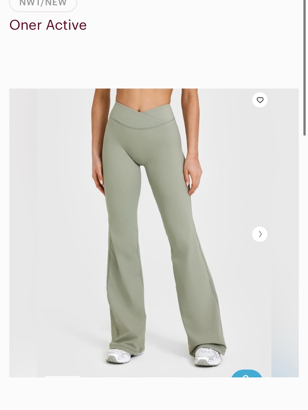 Oner active Unified Flare Leggings Sage Green